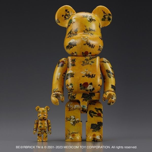 BE@RBRICK 伊藤若冲「群鶏図」 100% ＆ 400%